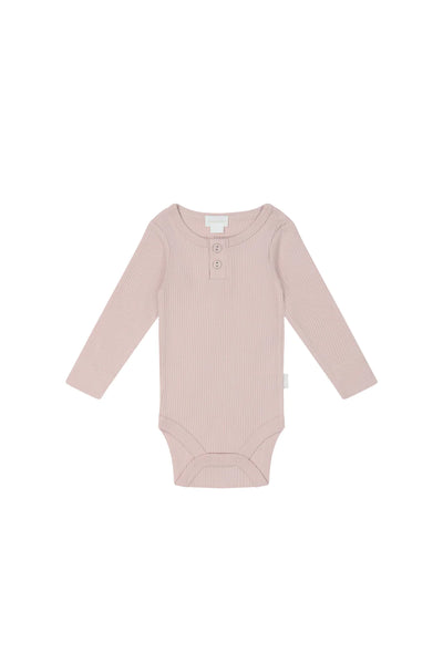 Organic Cotton Modal Long Sleeve Bodysuit - Rosie