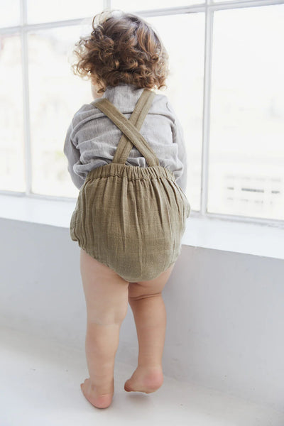Jacob Linen/Cotton Top - Olive