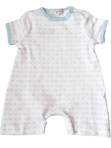 Little Arrows Printed Playsuit- Blue
