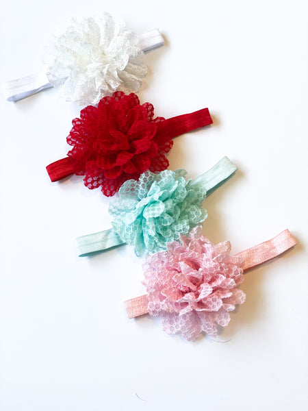 Beautiful Flower Lace Headband