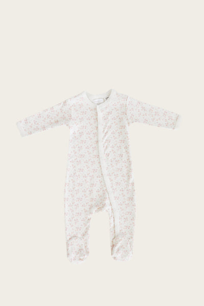 Organic Cotton One piece Footie - Primrose Floral
