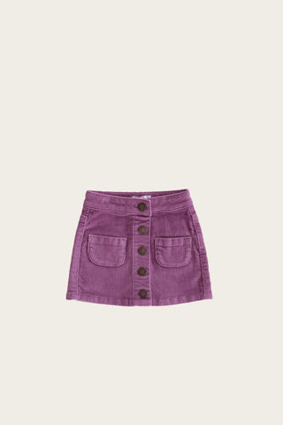Ava Cord Skirt - Lavender