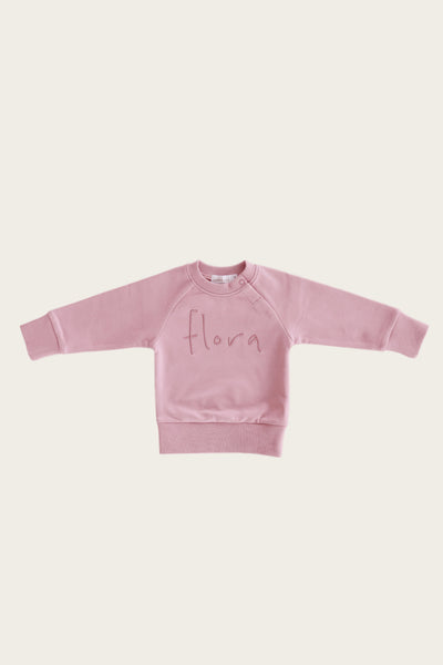 Flora Sweatshirt - Rose