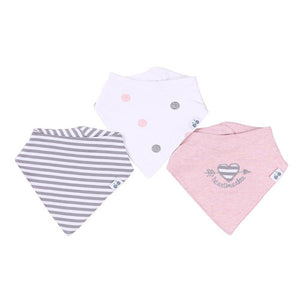 Pretty In Pink Bandana Bib Set