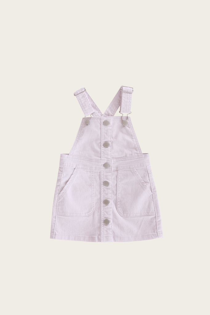 lilac denim dress River Island frill hem belted denim mini dress in lilac