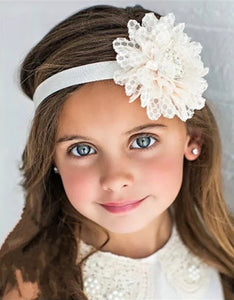 Beautiful Flower Lace Headband