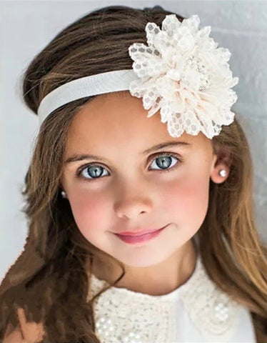 Beautiful Flower Lace Headband
