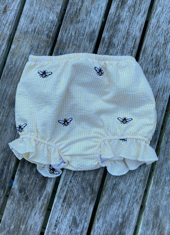 Baby Bloomers- Yellow with Honeybees