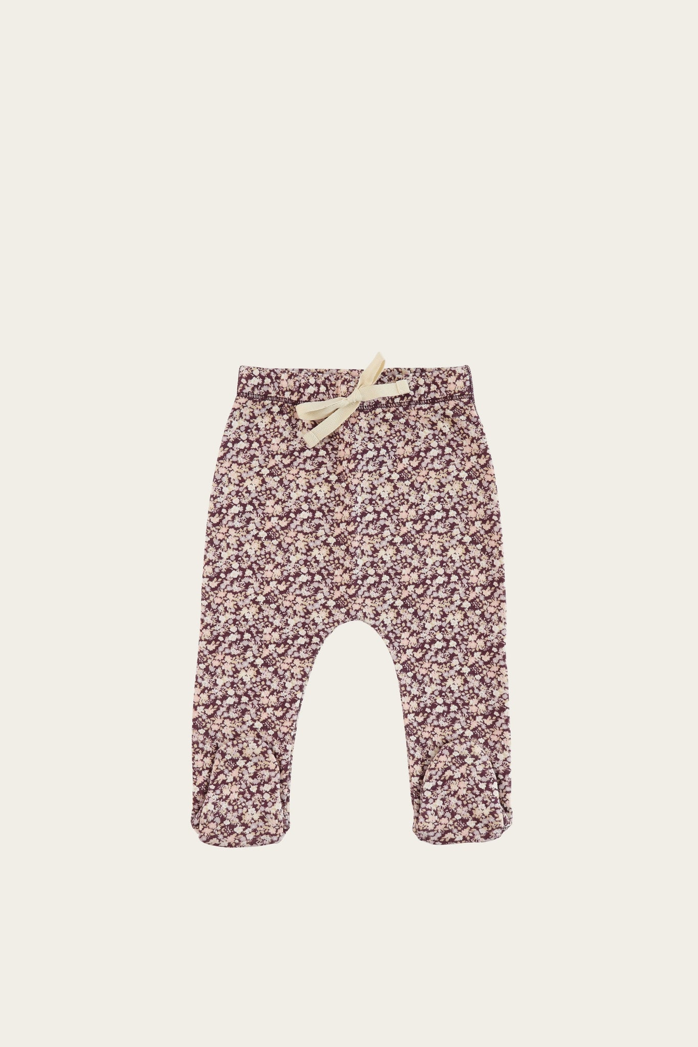 Organic Cotton Footed Pant - Lily of the Valley