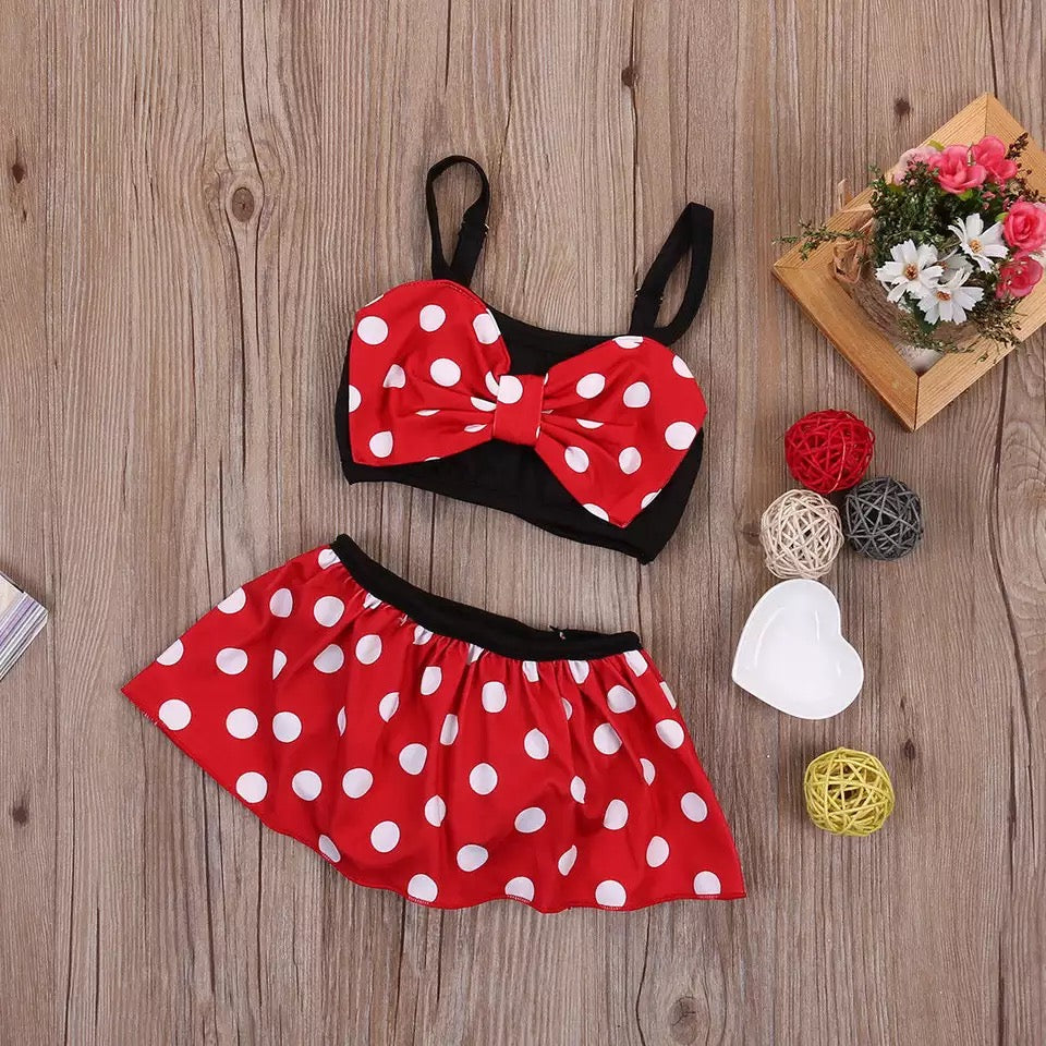 Red Polka Dot Swimsuit