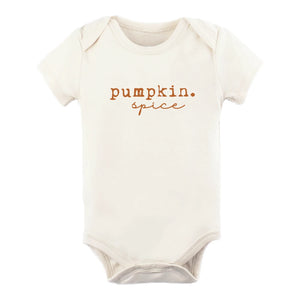 Organic Cotton Bodysuit - Pumpkin Spice